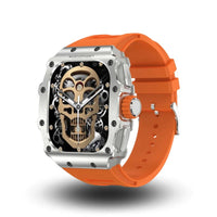 Prata + Pulseira Laranja